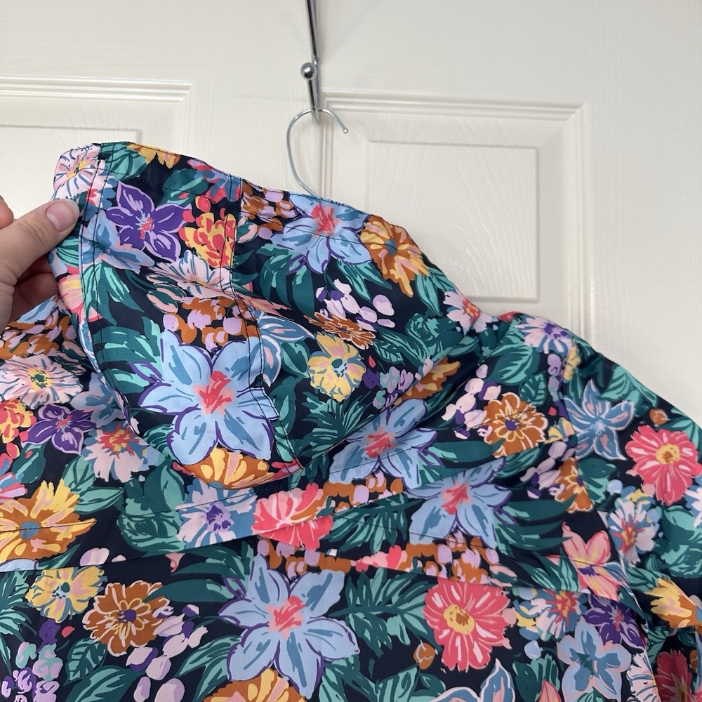 Vera Bradley Women's Floral Colorful Rain Jacket Size M Spring Bloomcore Flowers - Picture 6 of 16